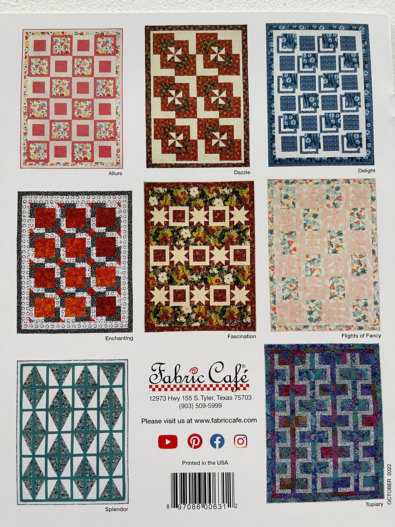 3 Yard Quilt Pattern Books – Stitches in the Window